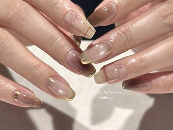 ニュアンスネイル:aoi