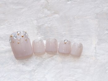 エルア ホノ ホノ(Elua Hono-Hono)/footストーンデザインネイル