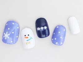 クリスマスネイル♪雪の結晶♪