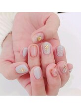 ストーリーアイラッシュアンドネイル(Story)/グレーネイル♪