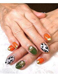 アニマル柄ネイル