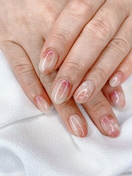 トータルビューティーウルウ(total beauty 潤 uru)/桃ネイル