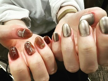 ネイルスミス(Nailsmith)/秋アシメ(ニュアンスミラー)