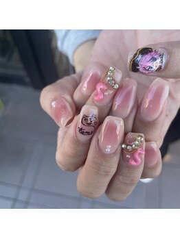 トータルサロン 白べぇーっ プラス/キャラクターネイル*