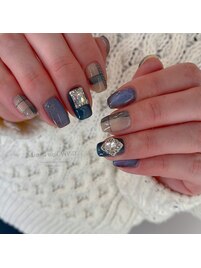 ナチュラル＋ストーンパーツ