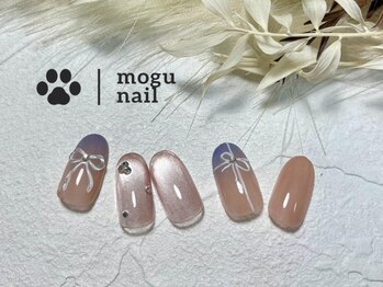 モグネイル(Mogunail)/1、2月定額B/リボンネイル
