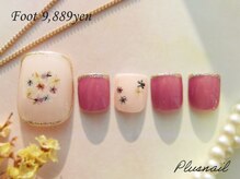 プラスネイル 池袋西口店(PLUS NAIL)/【1635】定額9,889円ガーリー