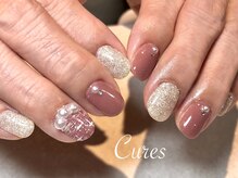 キュアーズ ネイル(CURES NAIL)/大人パールネイル