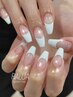 定番人気フレンチネイル☆¥6,500→7,000