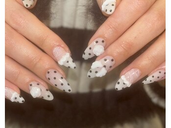 アイネイルズ 四条河原町店(I-nails)/ドット×レース