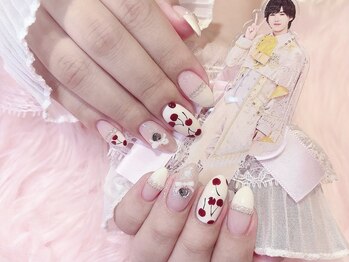 モカ 京橋(moca)/【Akari】さくらんぼネイル