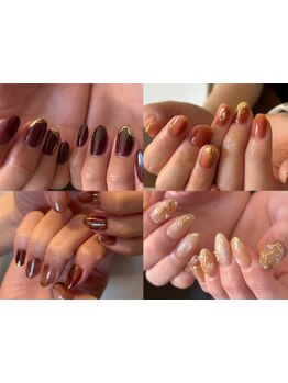 ショートネイルデザインが豊富