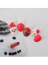 サンタクロース雪だるまフレンチ