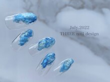 スリー(THREE)/July.2022/nail design