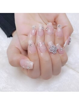 バベル 新町店(Babel)/キラキラネイル　¥8000＋追加