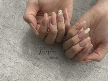 ルフレ(Rufle)/オーロラパウダーネイル