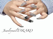 ジュエリーネイル タカコ(Jewelry nail TAKAKO)/人気の蝶々パーツ
