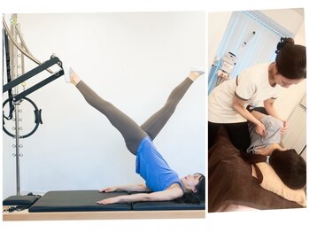 ナチュラルビューティーラボ(Natural Beauty Labo+)の写真/[プライベートマシンピラティス]×[ほぐし、流し、整える痩身エステ]150分で美姿勢と脂肪燃焼を同時にGET☆