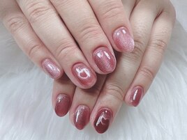 ラメグラデーションネイル