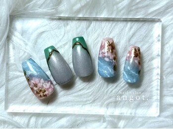 アンガット(angot.)/海津大崎桜ネイル