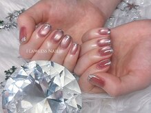 フローレスネイル 新宿西口店(FlawlessNail)/【ぷるマグ＋フレンチ】8500円