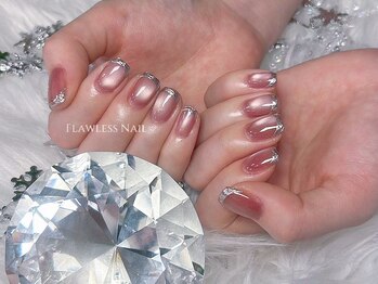 フローレスネイル 新宿西口店(FlawlessNail)/【ぷるマグ+フレンチ】8500円