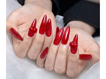 マルチューネイル 池袋(MARUCHU NAIL)/ワンカラーチップ長さだし ¥7500