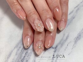 W-620 ぷっくりフラワーネイル