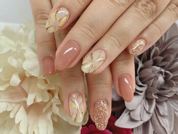 ディーネイル 天王寺(D-nail)/(松崎)大理石nail