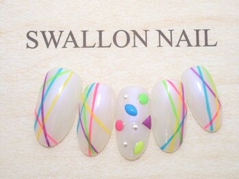 スワロンネイル(SWALLON NAIL)/7.8月定額ネイル★