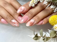 サロンドフォーエイチ(salon de 4H)/肌なじみカラーのシンプル大理石