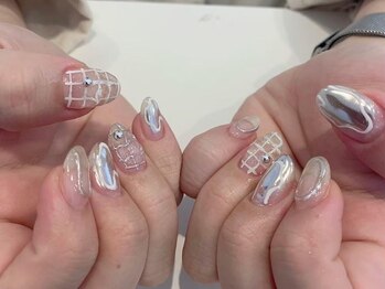 プラチナムドール 福岡警固店(PLATINUMDOLL)/梅雨ネイル しずく 夏 ネイル