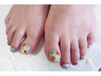 ネイルサロン バリ(BALI)/フットジェル定額デザイン¥6930