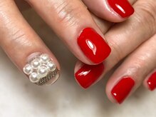 オーラリー ネイル アート メゾン(ORRERY nail art maison)/ハンド / パールビジュー