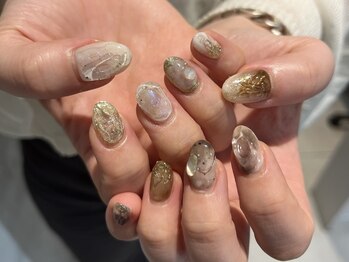 コム 草加マルイ店(com by neolive)/大理石風ニュアンス*10050円