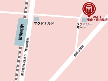 アスフィット 上野店(ASFiT)/曳舟・東向島店アクセス