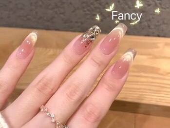 ファンシー 三軒茶屋店(Fancy)/オンブレフレンチ / 冬ネイル