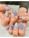 梅雨ネイル