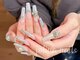 ジョリーナ ネイルズ 鶴見(Jolina Nails)の写真/手元に自信が持てる上品なロングデザイン♪短い爪でも叶う指先美人ネイル!美しいフォルムにリピーター続出
