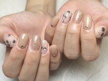 バーガンディ 鶴田(BURGUNDY)/大人気！さくらんぼネイル