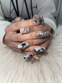 海外マーブルネイル☆