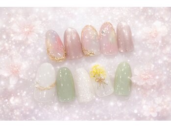 エイト アイラッシュアンドネイル 大宮店(eight)/春ネイル