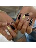【HAND】ジェルチップ長さ出し10本付け放題コース ¥14,500