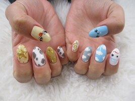 キャラクターネイル