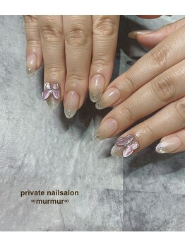 プライベート ネイルサロン マーマ(murmur)/マグネットグラデーション