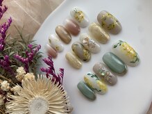 シキナ(shikina)/押し花　ミモザ　春　フラワー