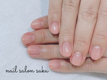 サク(saku)/ピンク/ナチュラルグラデ