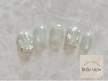 リトルビュー(little view)/春手描きお花 ￥11980