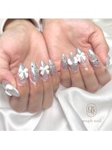 グラフネイル(graphnail)/ホワイトミラー