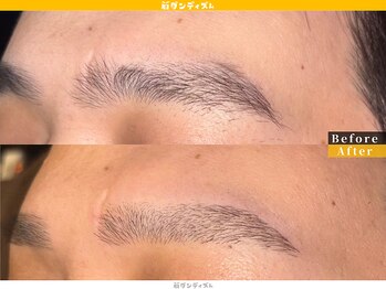 眉ダンディズム 大阪天神橋六丁目店/自眉毛を生かしたデザイン